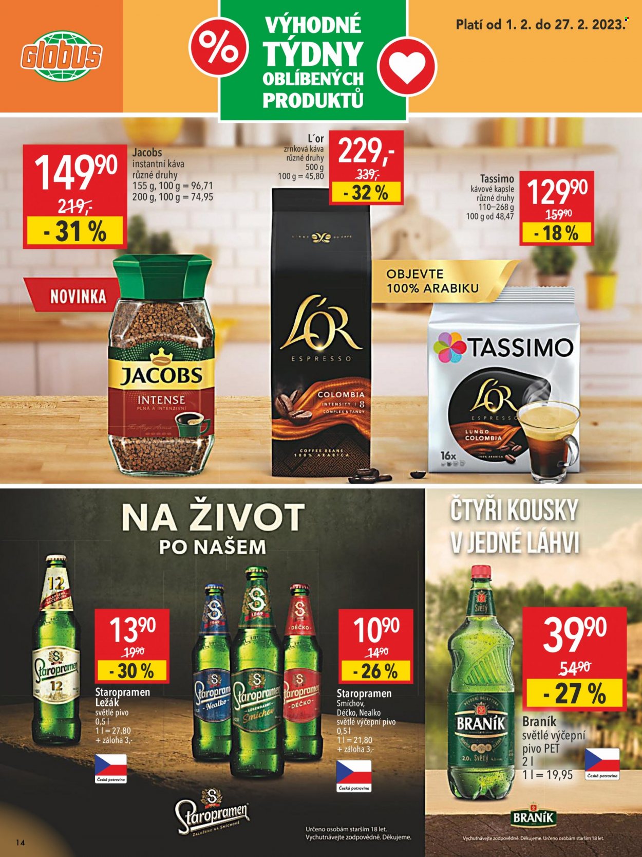 Leták Globus - 1.2.2023 - 27.2.2023. Strana 14