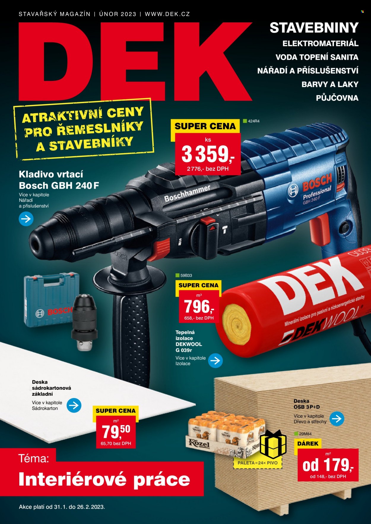 Leták DEK - 31.1.2023 - 26.2.2023. Strana 1