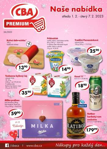 Leták CBA Premium - 1.2.2023 - 7.2.2023.
