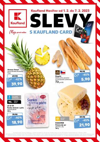 Leták Kaufland - 1.2.2023 - 7.2.2023.