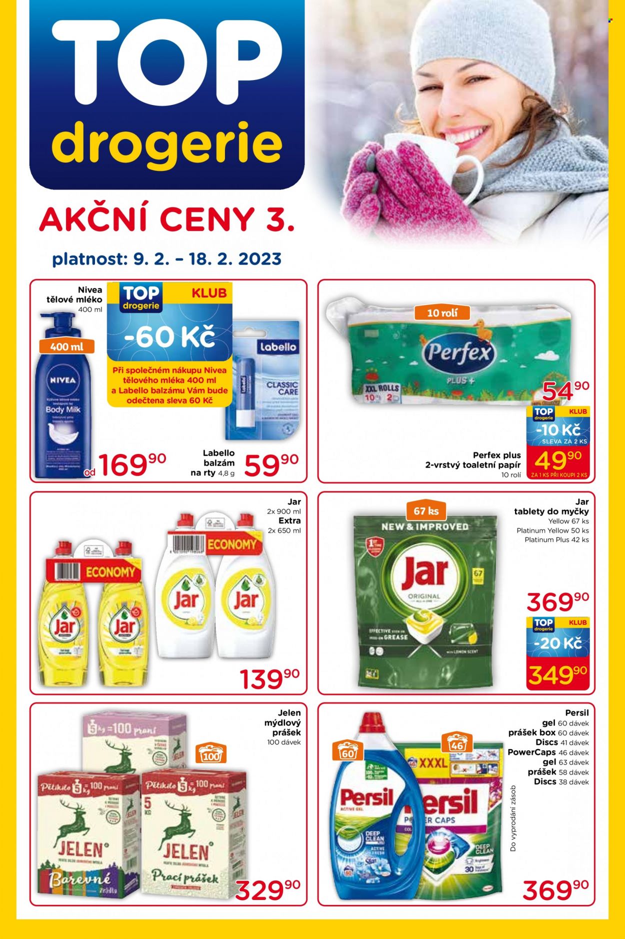 Leták TOP drogerie - 9.2.2023 - 18.2.2023. Strana 1