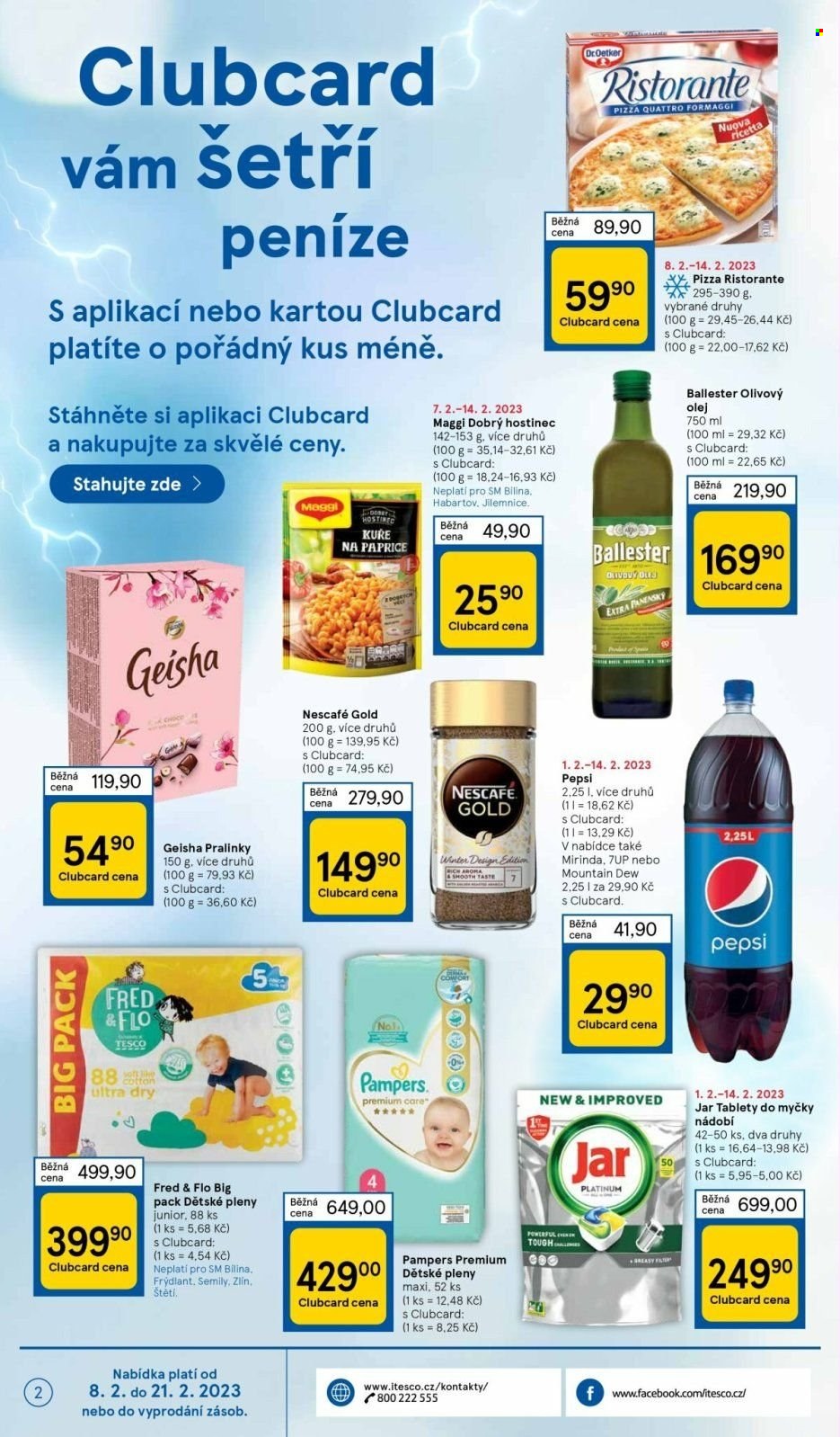 Leták TESCO supermarket - 8.2.2023 - 14.2.2023. Strana 2