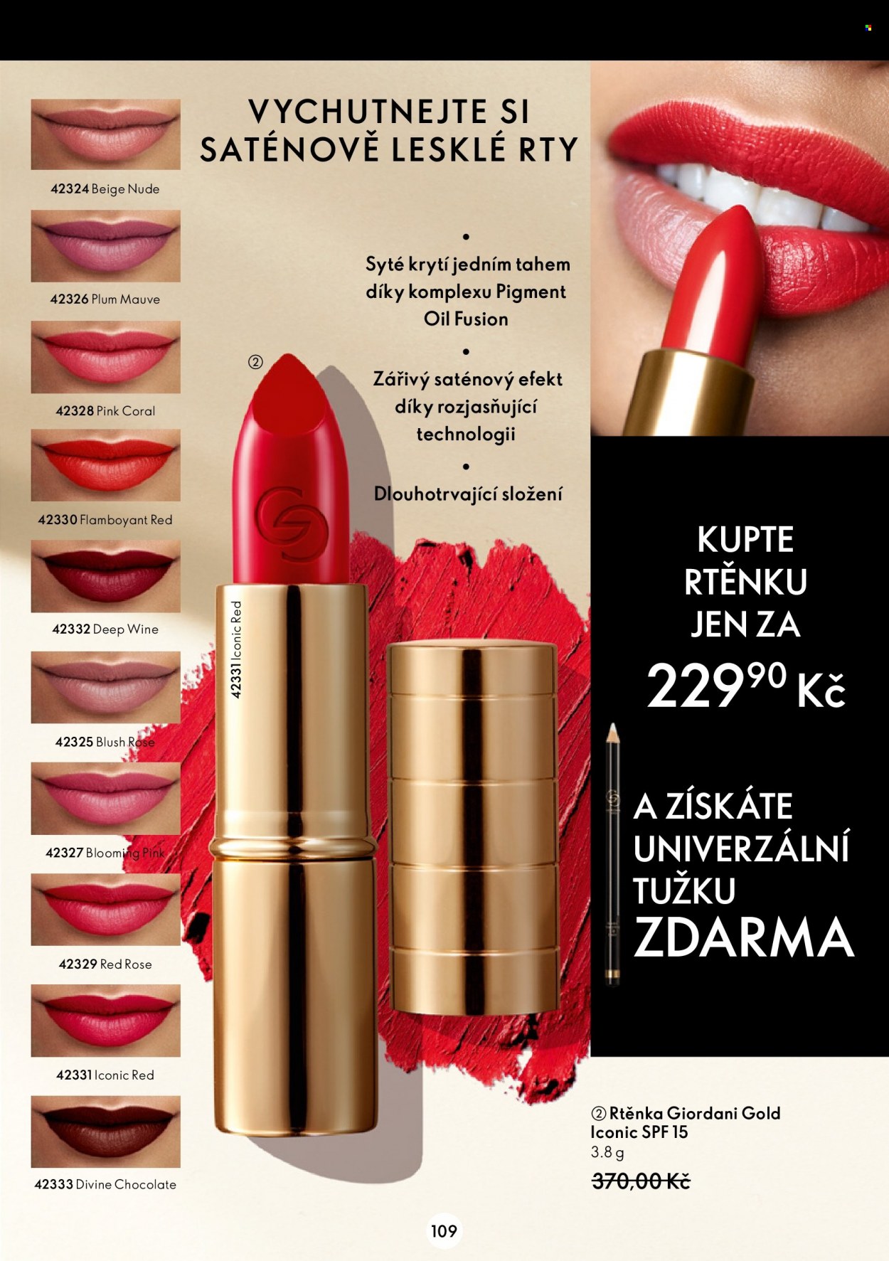 Leták ORIFLAME - 8.2.2023 - 28.2.2023. Strana 109