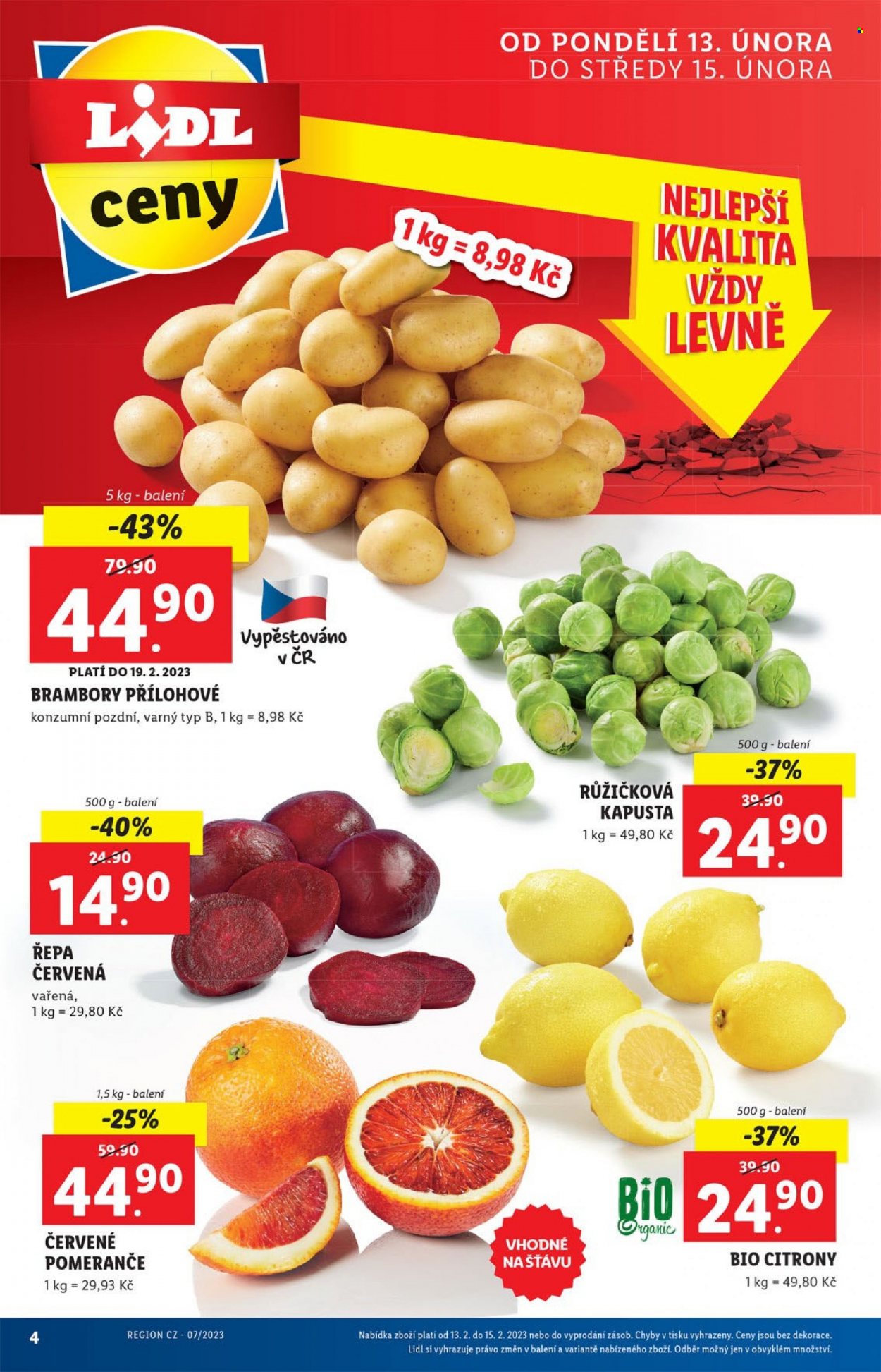 Leták Lidl - 13.2.2023 - 19.2.2023. Strana 4