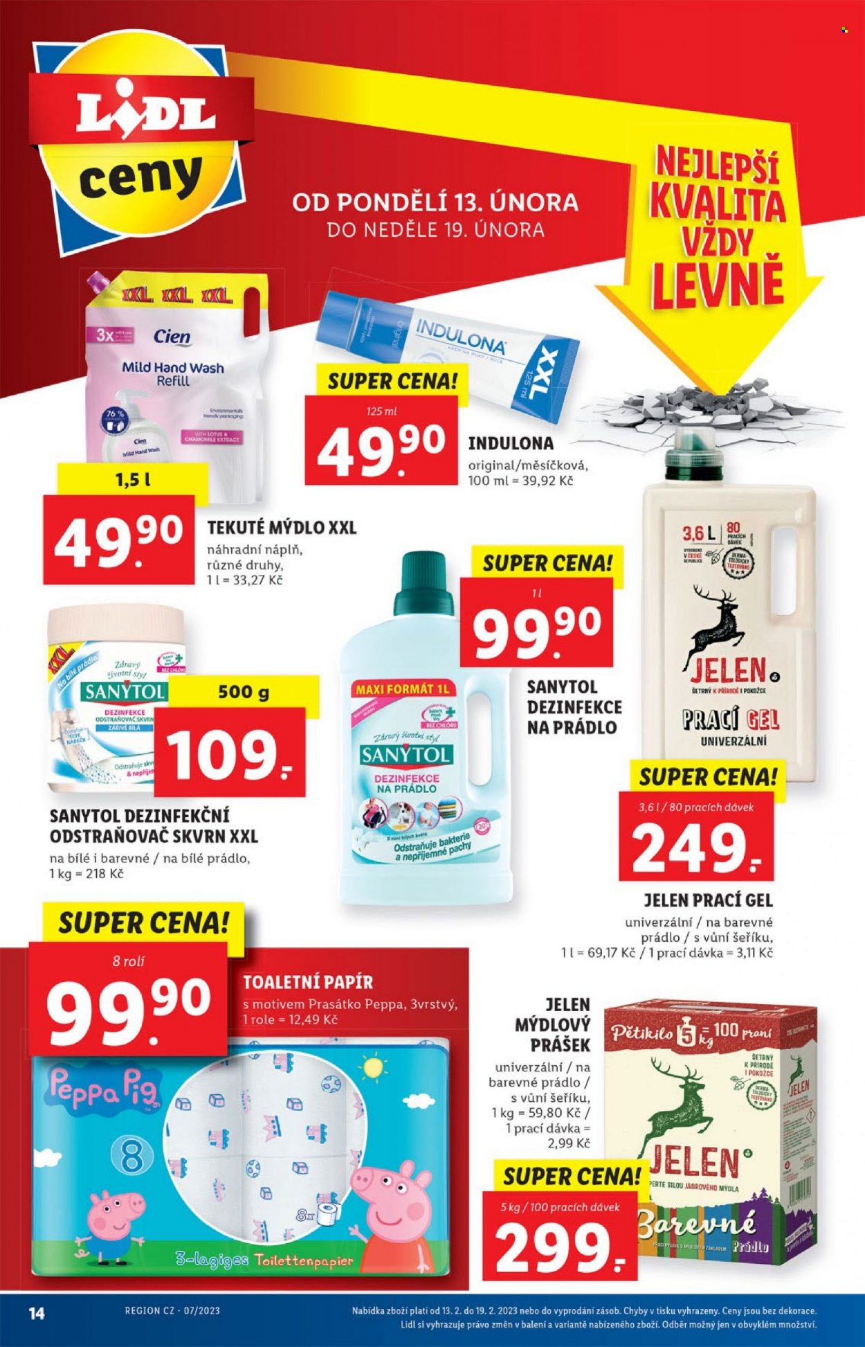 Leták Lidl - 13.2.2023 - 19.2.2023. Strana 14