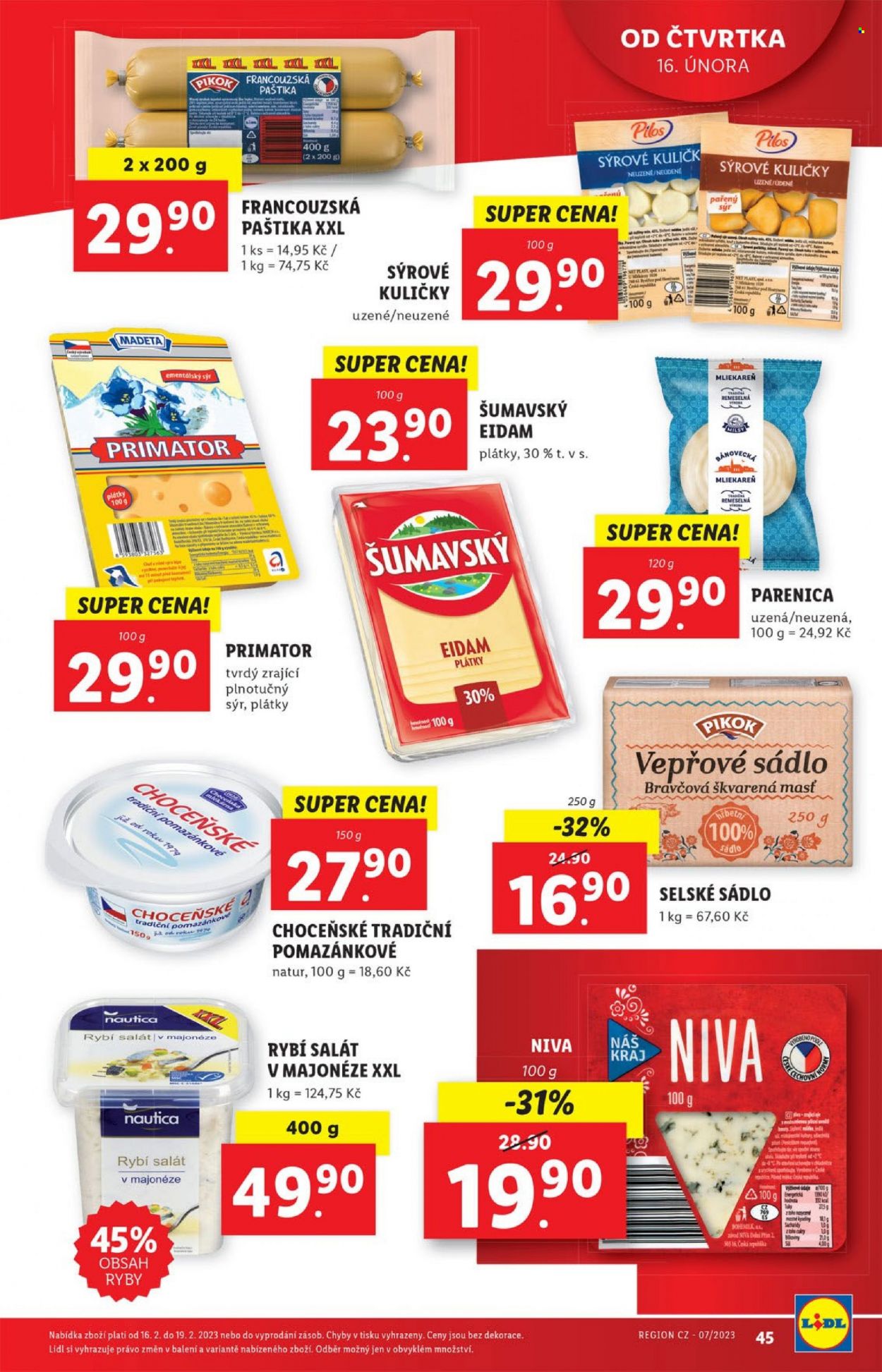 Leták Lidl - 13.2.2023 - 19.2.2023. Strana 45