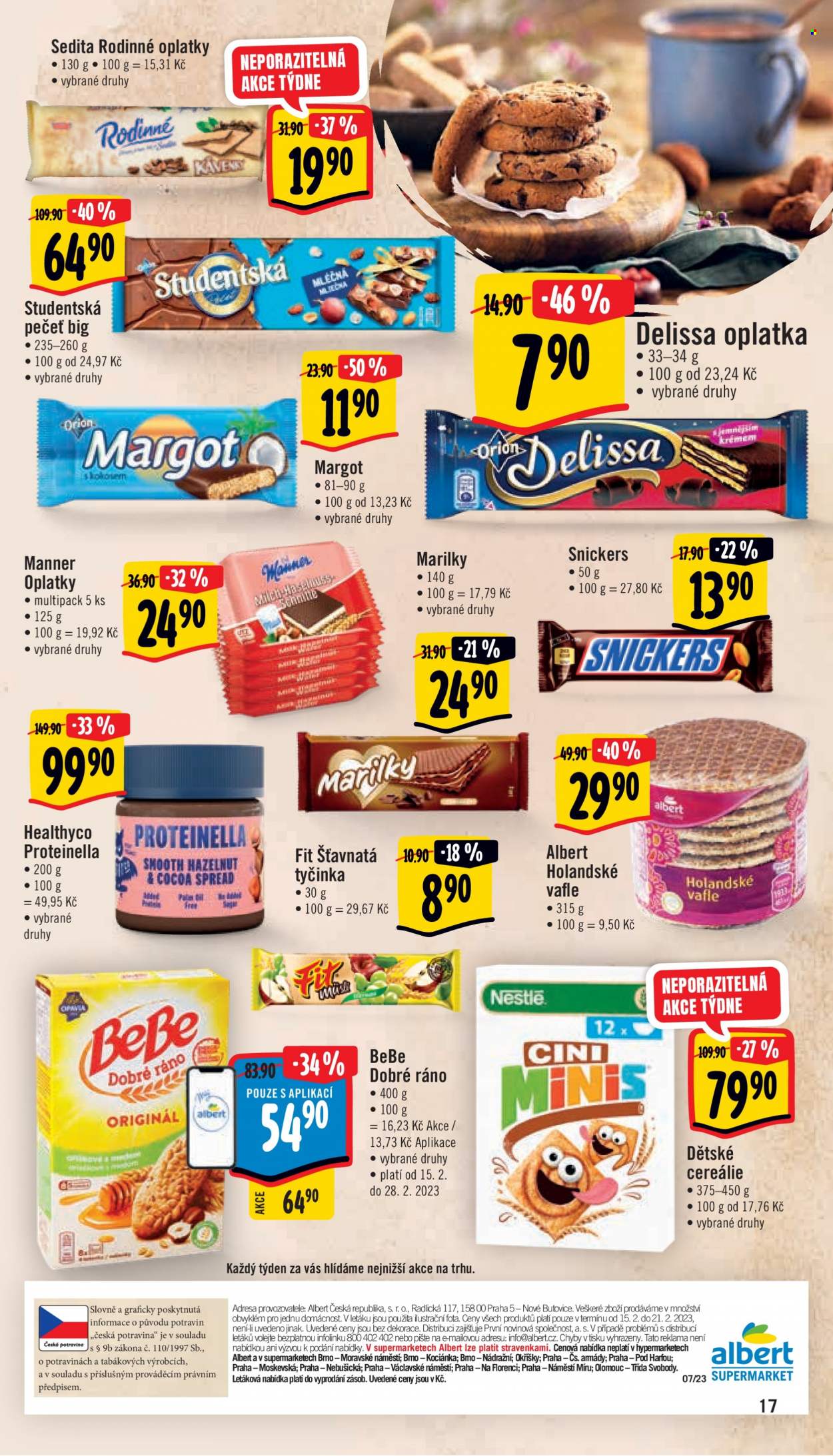 Leták Albert Supermarket - 15.2.2023 - 21.2.2023. Strana 17