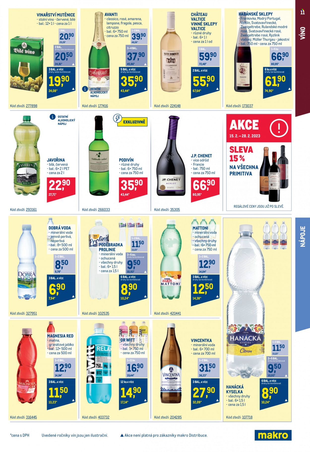 Leták MAKRO - 15.2.2023 - 28.2.2023. Strana 11