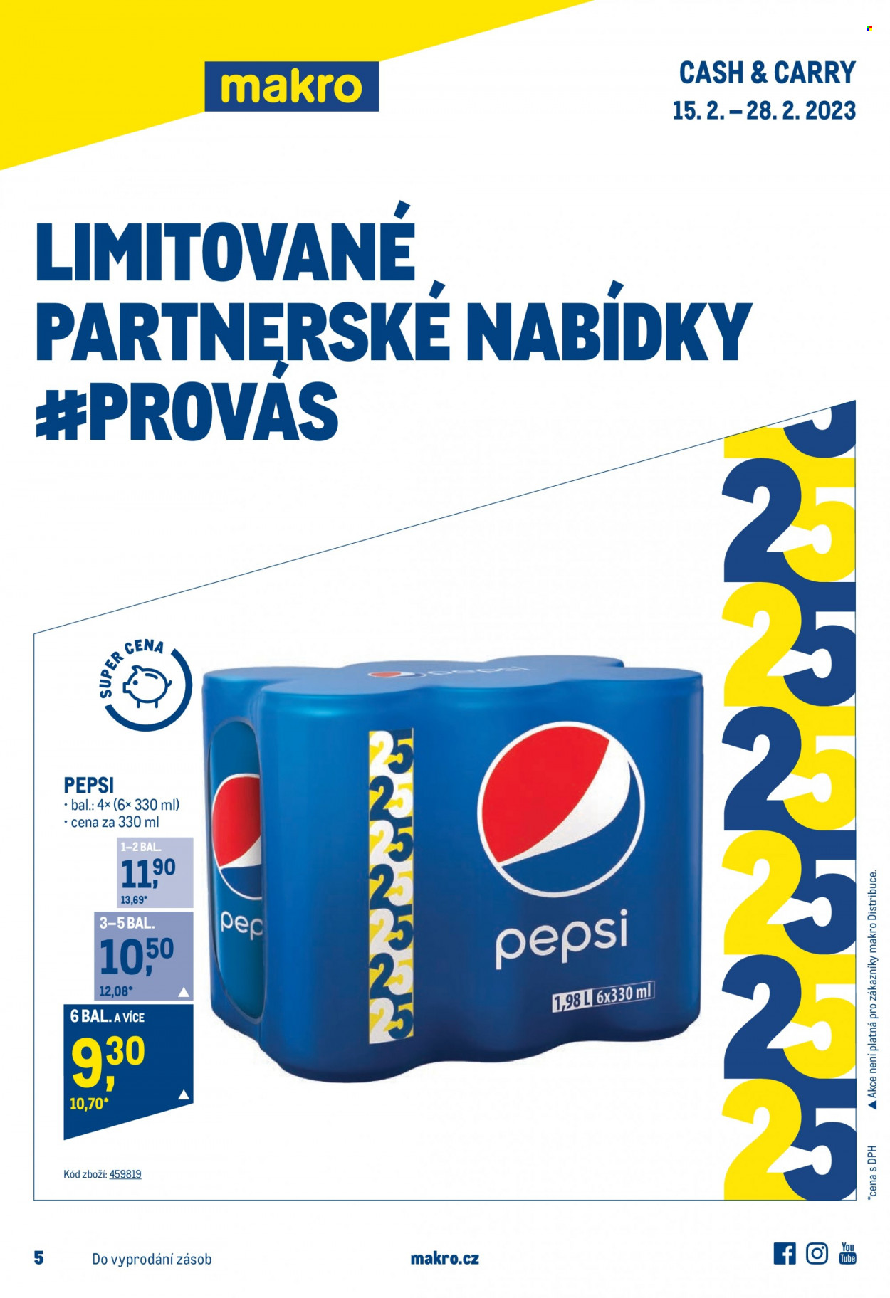 Leták MAKRO - 15.2.2023 - 28.2.2023. Strana 1