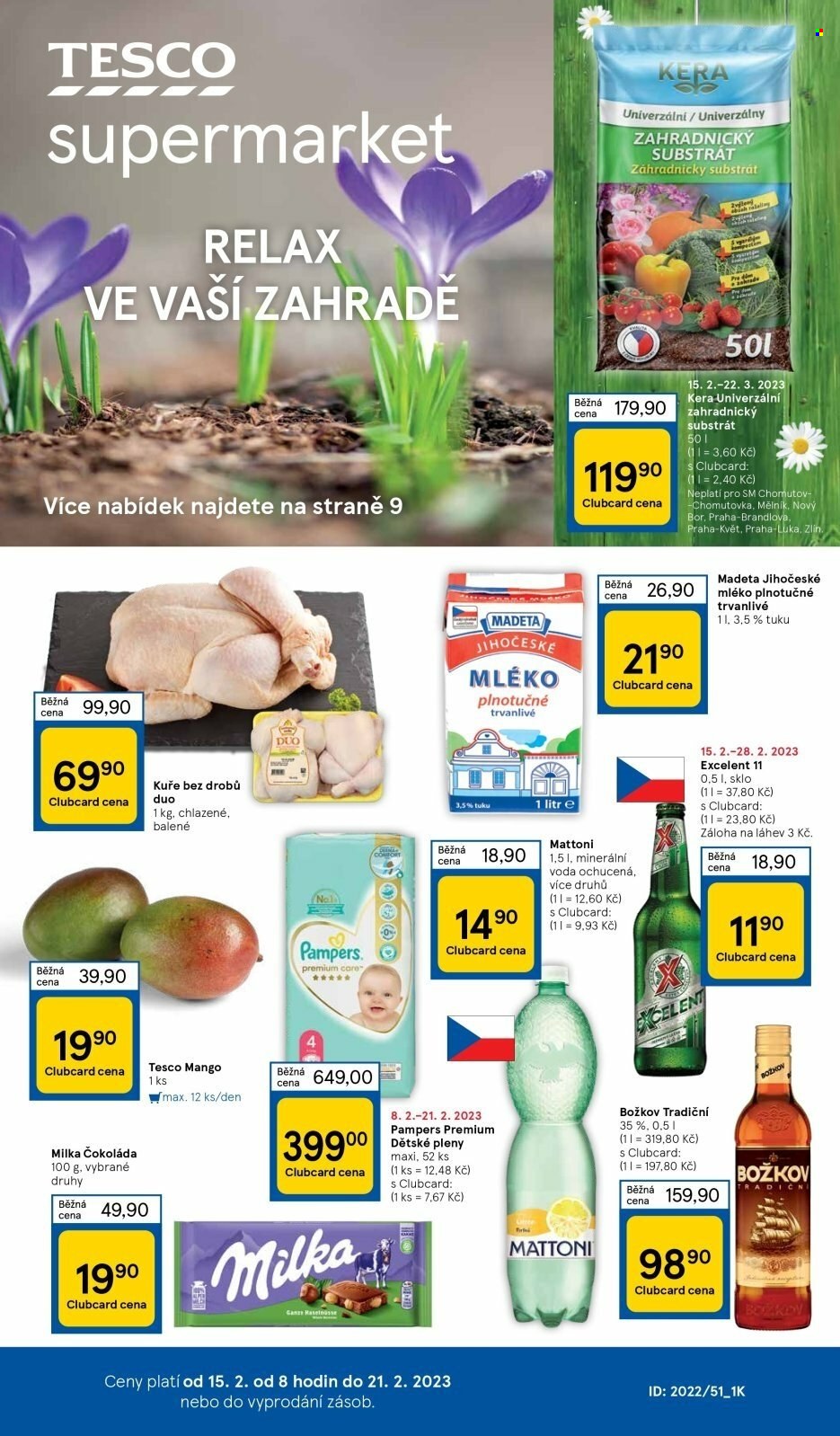 Leták TESCO supermarket - 15.2.2023 - 21.2.2023. Strana 1