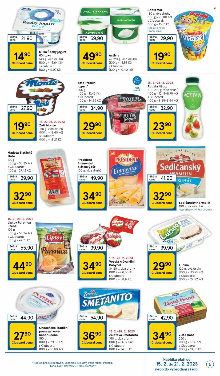 Leták TESCO supermarket - 15.2.2023 - 21.2.2023. Strana 5