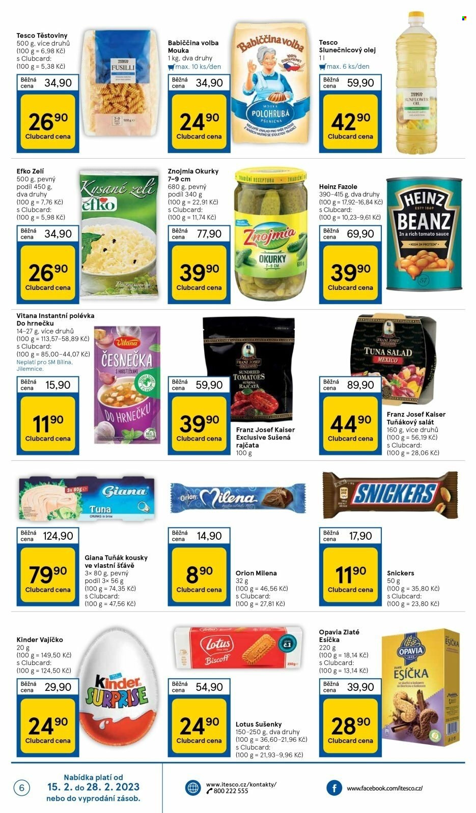 Leták TESCO supermarket - 15.2.2023 - 21.2.2023. Strana 6