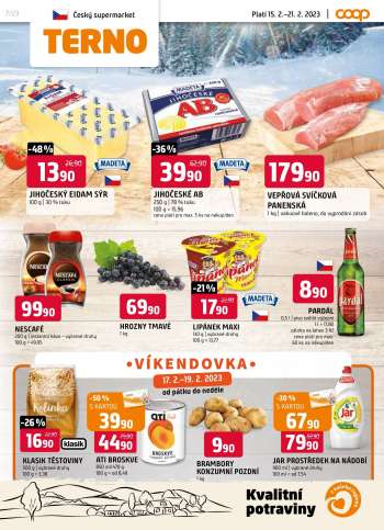 Leták coop TERNO - 15.2.2023 - 21.2.2023.