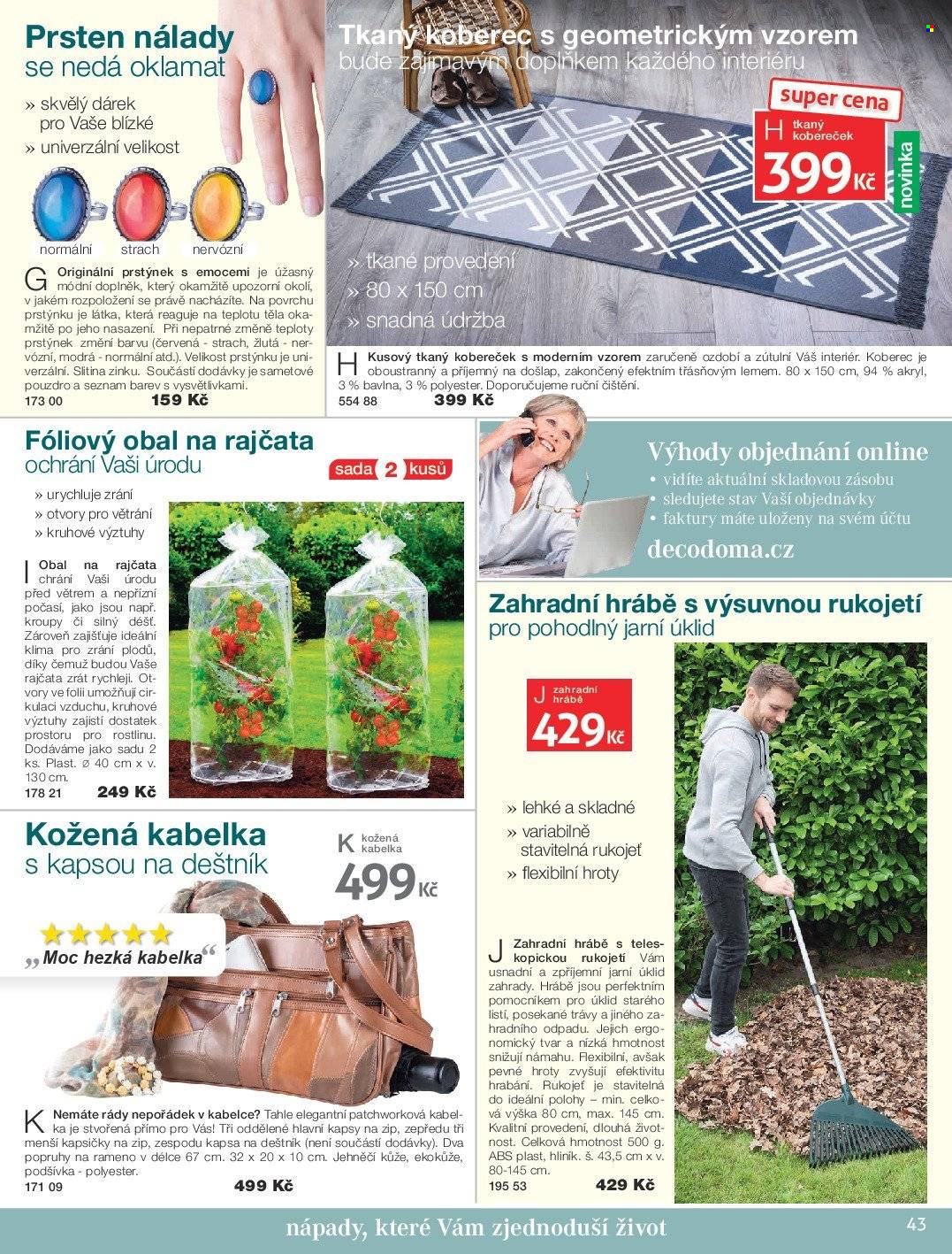 Leták decoDoma. Strana 43