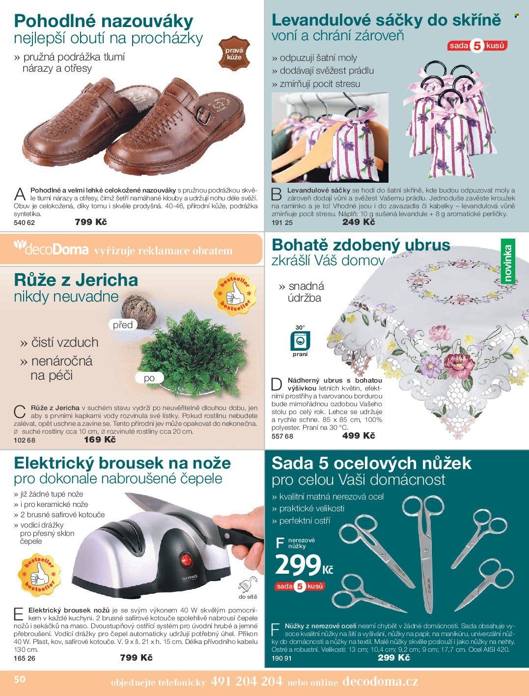 Leták decoDoma. Strana 50
