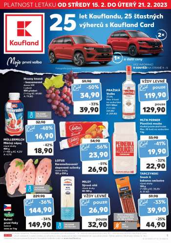 Leták Kaufland - 15.2.2023 - 21.2.2023.