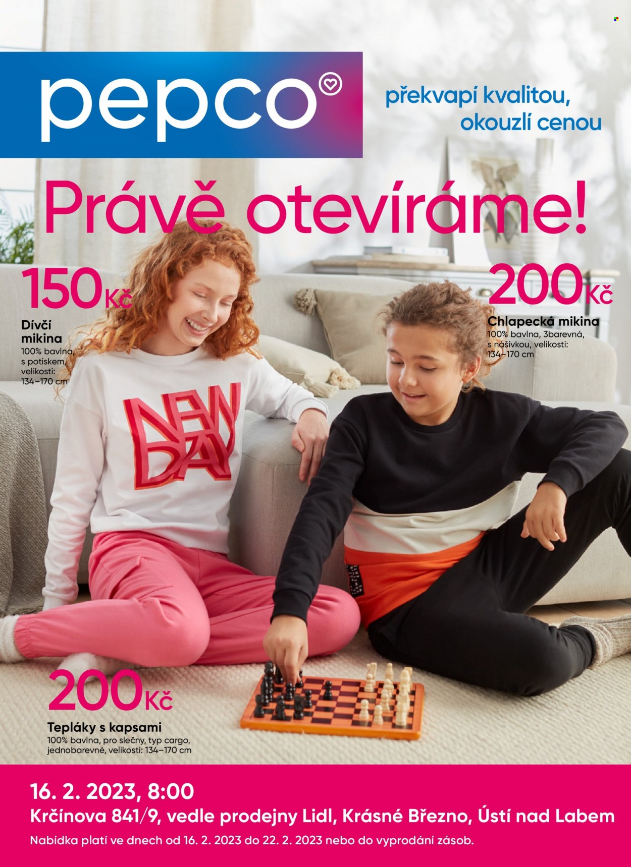 Leták PEPCO - 16.2.2023 - 22.2.2023. Strana 1