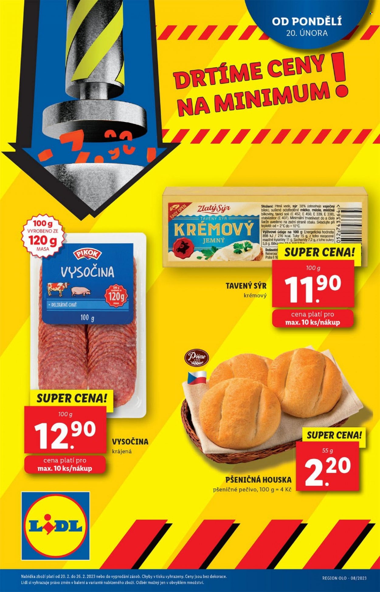 Leták Lidl - 20.2.2023 - 26.2.2023. Strana 1