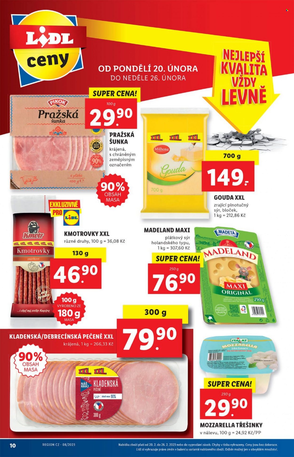 Leták Lidl - 20.2.2023 - 26.2.2023. Strana 10