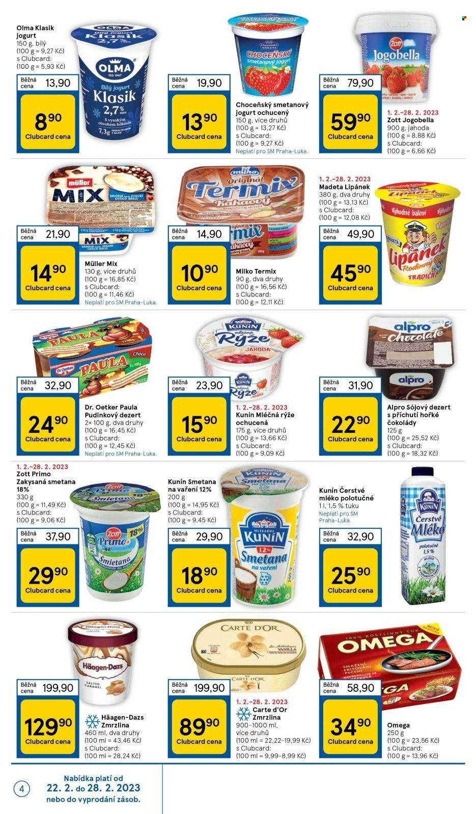Leták TESCO supermarket - 22.2.2023 - 28.2.2023. Strana 4