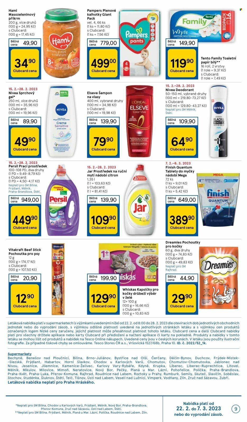 Leták TESCO supermarket - 22.2.2023 - 28.2.2023. Strana 9