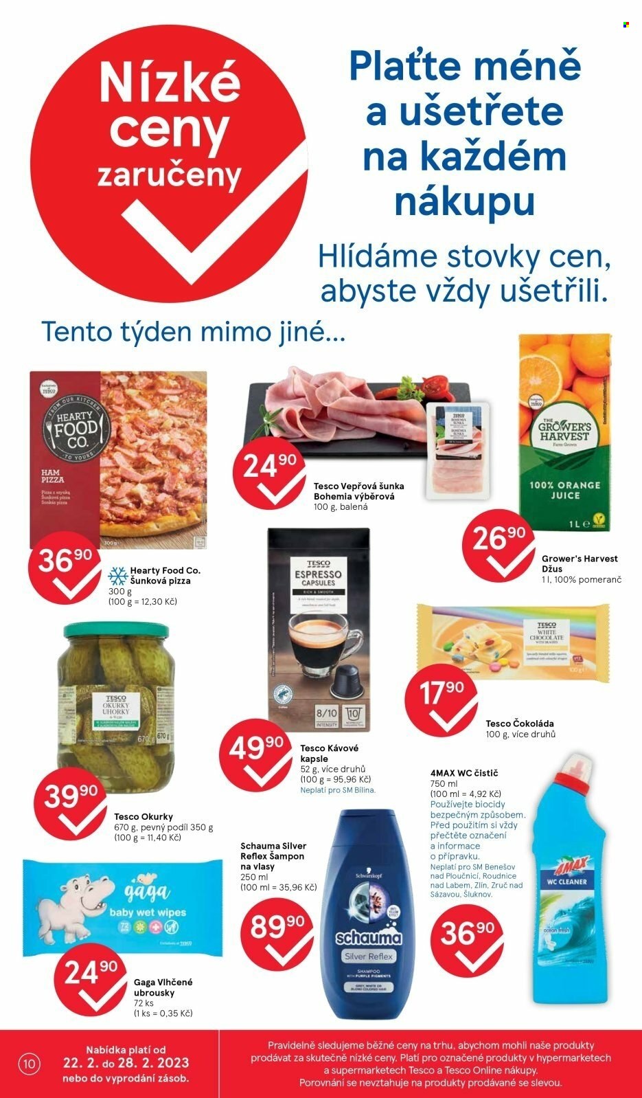 Leták TESCO supermarket - 22.2.2023 - 28.2.2023. Strana 10