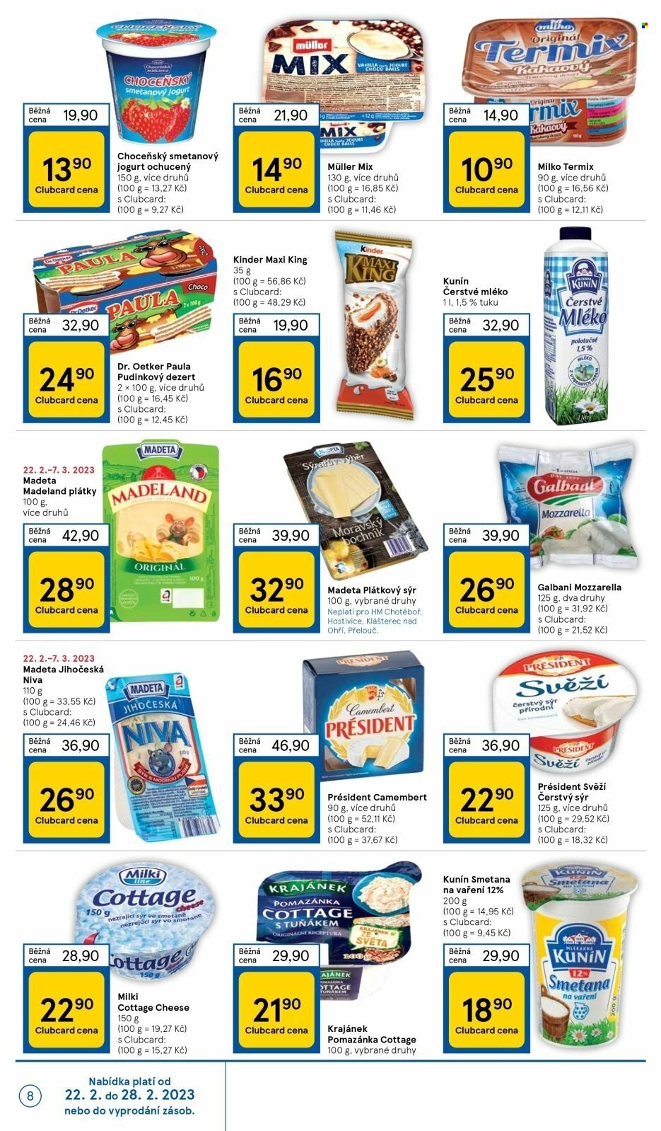 Leták TESCO - 22.2.2023 - 28.2.2023. Strana 8