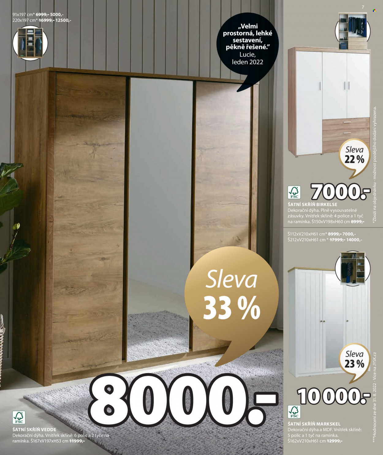 Leták JYSK - 22.2.2023 - 7.3.2023. Strana 7
