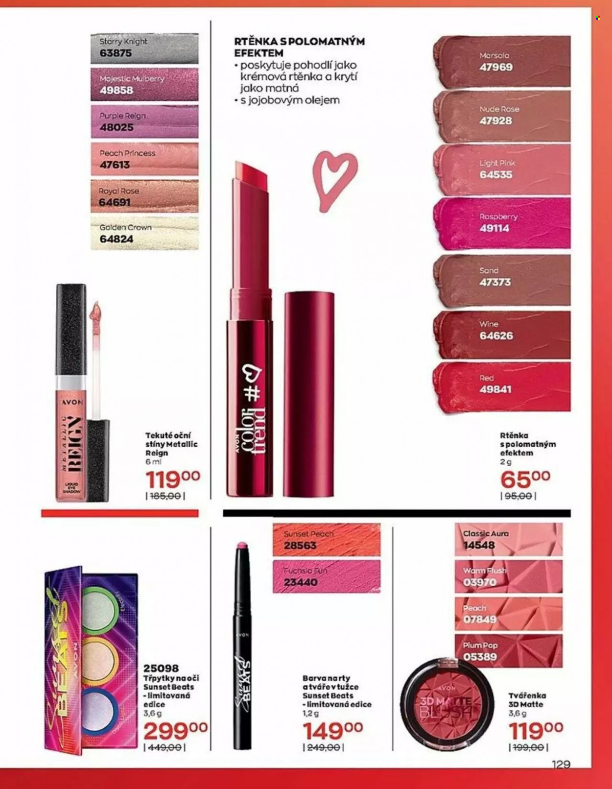 Leták AVON - 1.3.2023 - 31.3.2023. Strana 129