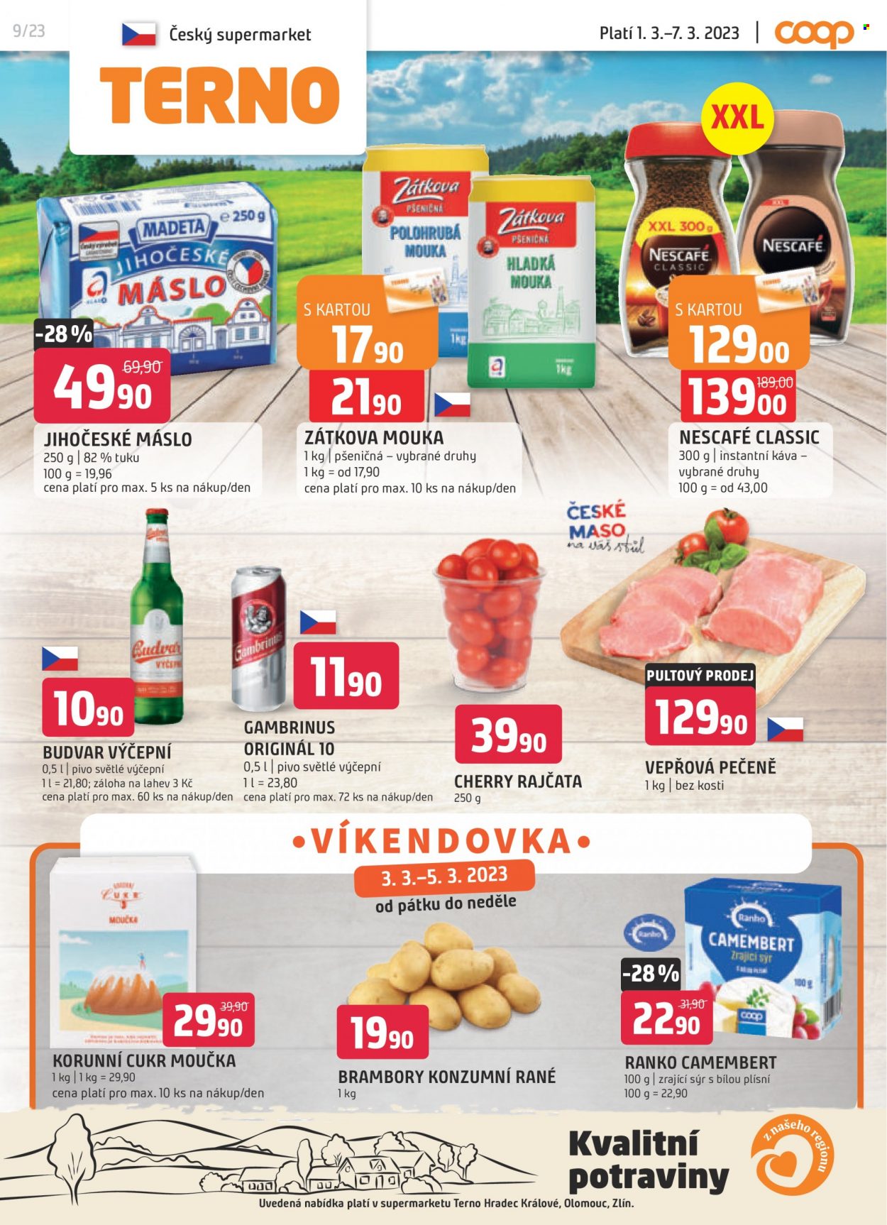 Leták coop TERNO - 1.3.2023 - 7.3.2023. Strana 1