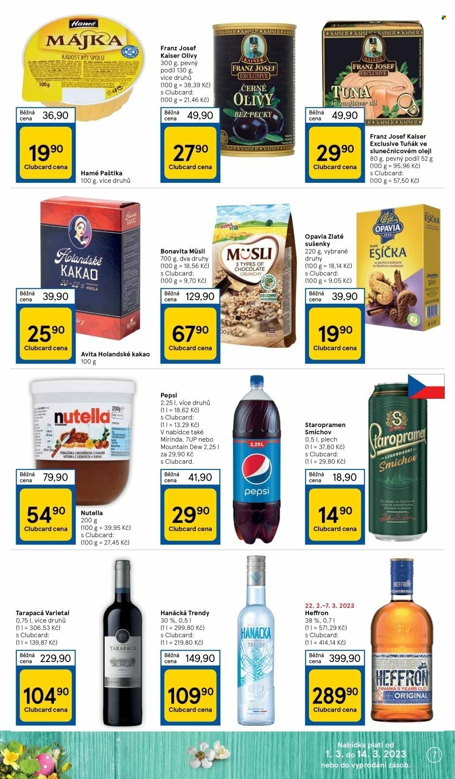 Leták TESCO supermarket - 1.3.2023 - 7.3.2023. Strana 7