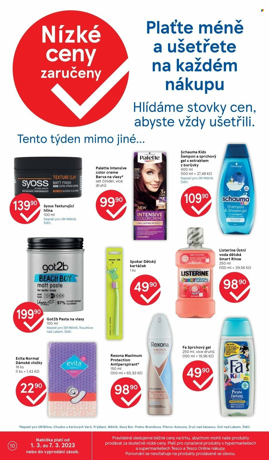 Leták TESCO supermarket - 1.3.2023 - 7.3.2023. Strana 10