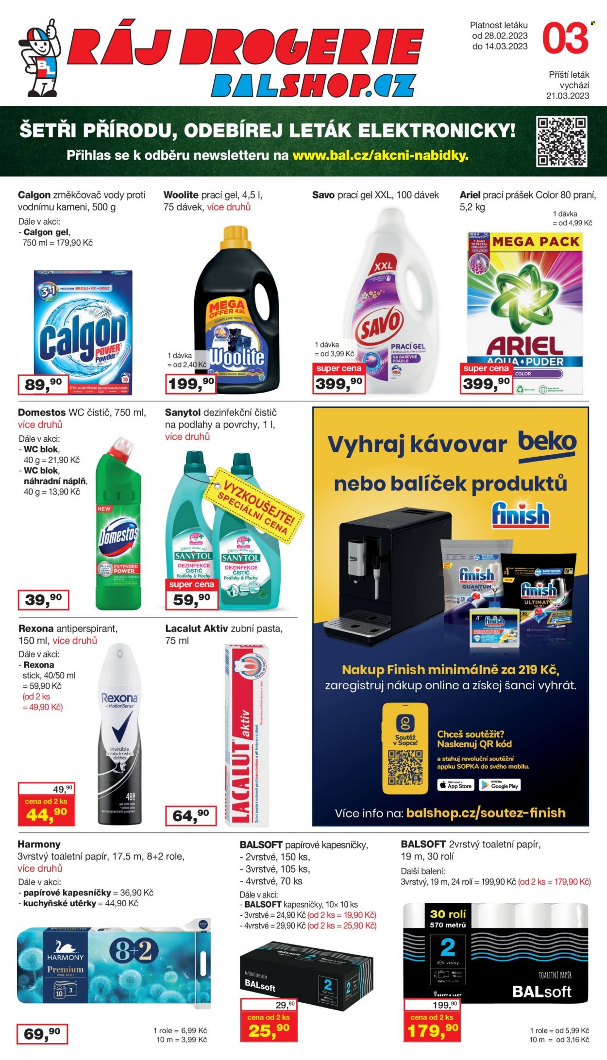 Leták Ráj drogerie - 28.2.2023 - 14.3.2023. Strana 1