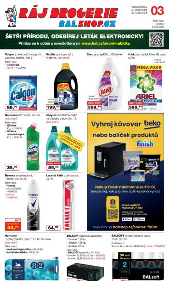 Leták Ráj drogerie
