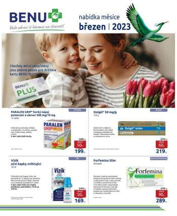 Leták BENU Lékárna - 1.3.2023 - 31.3.2023.