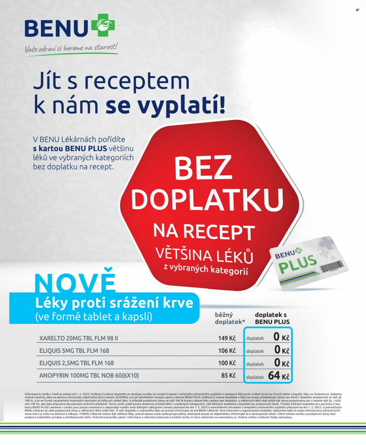 Leták BENU Lékárna - 1.3.2023 - 31.3.2023. Strana 14