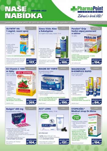 Leták PharmaPoint - 1.3.2023 - 31.3.2023.