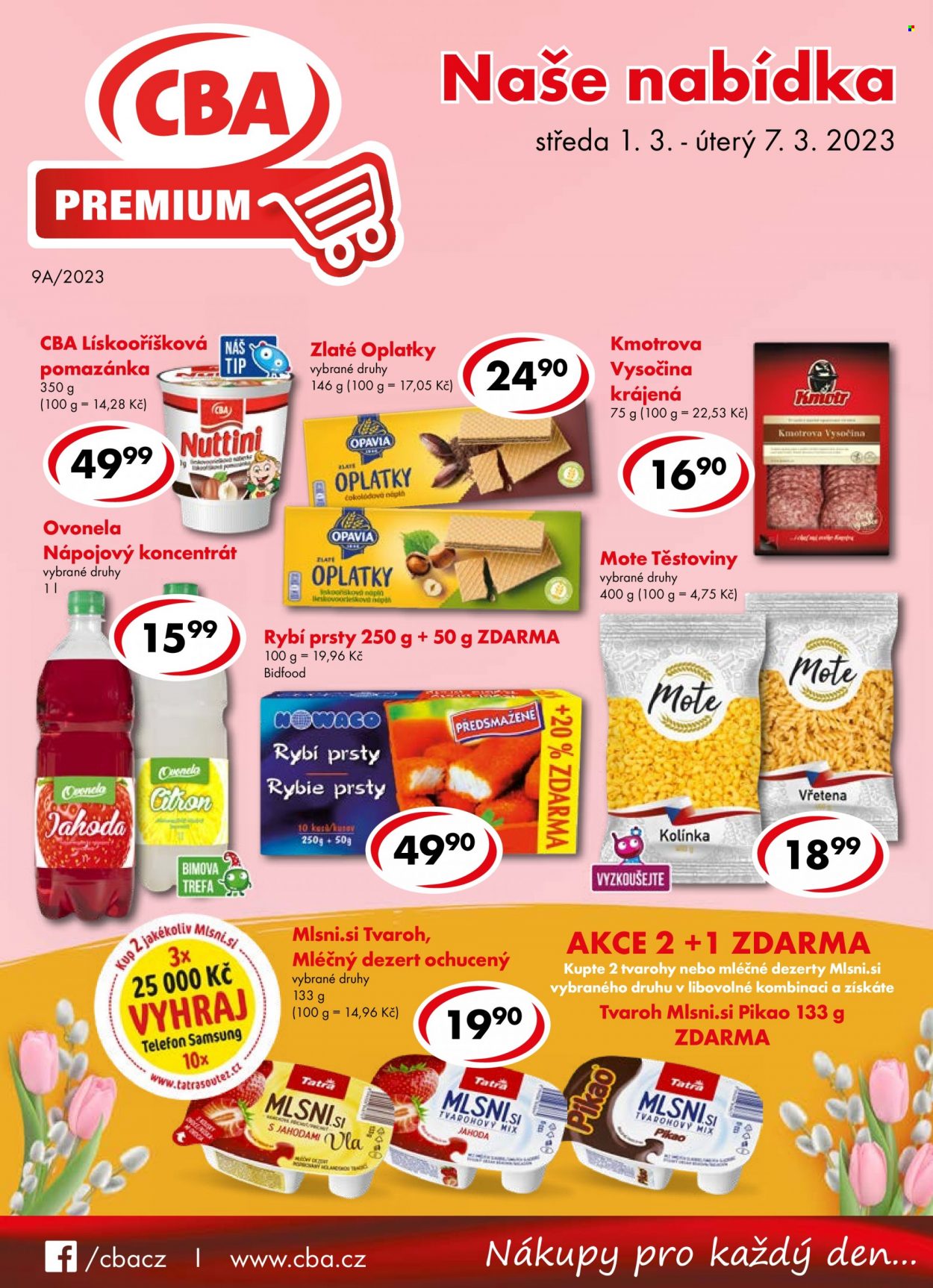 Leták CBA Premium - 1.3.2023 - 7.3.2023. Strana 1