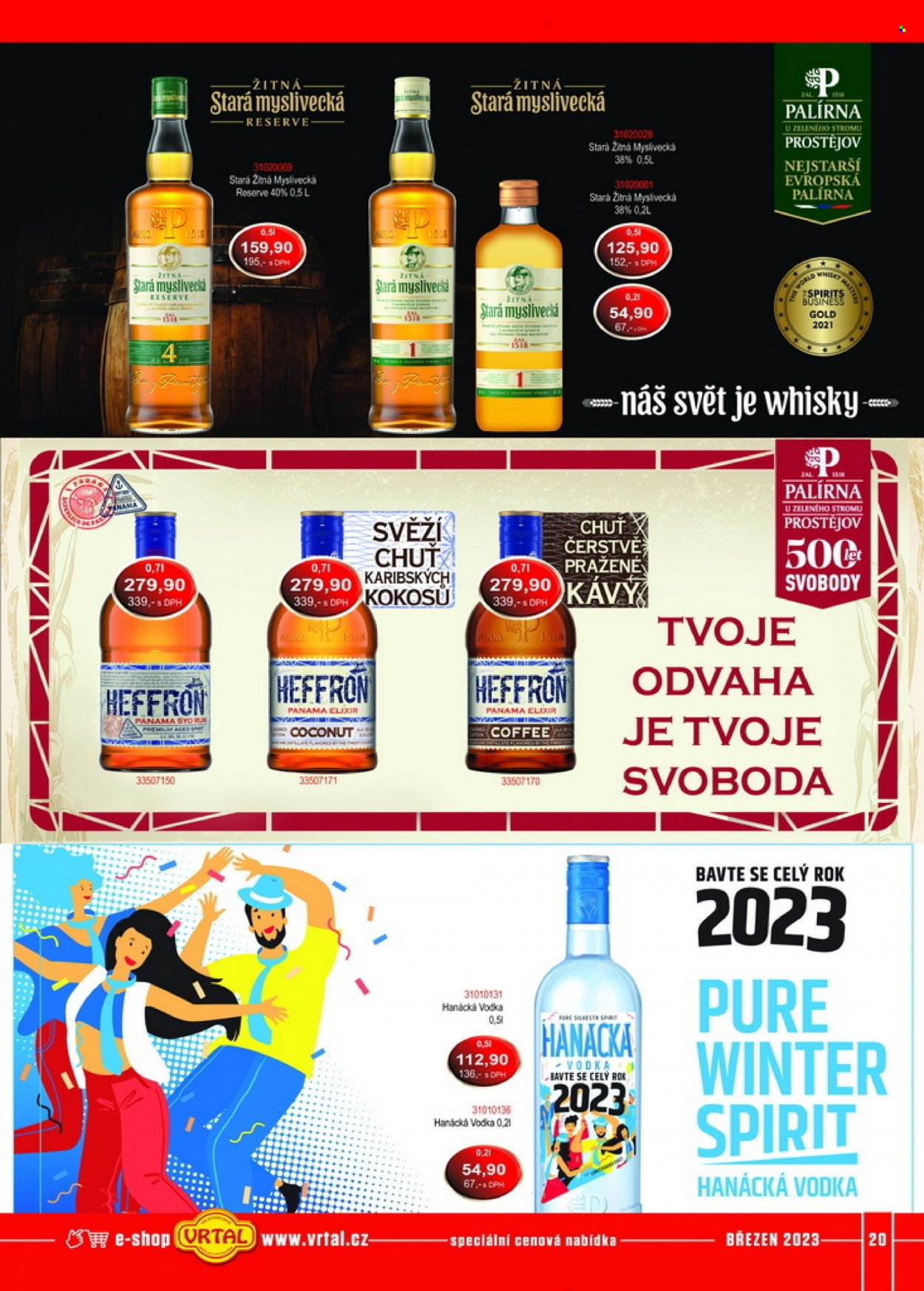 Leták Vrtal - 1.3.2023 - 31.3.2023. Strana 20