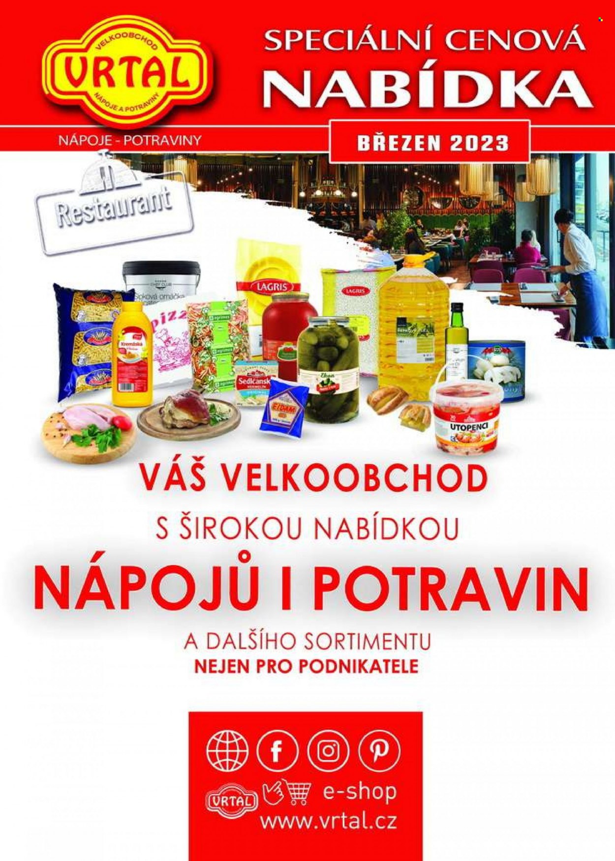Leták Vrtal - 1.3.2023 - 31.3.2023. Strana 1