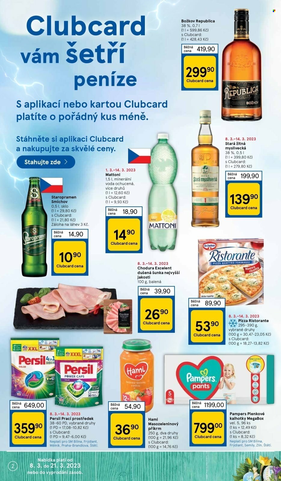 Leták TESCO supermarket - 8.3.2023 - 14.3.2023. Strana 2