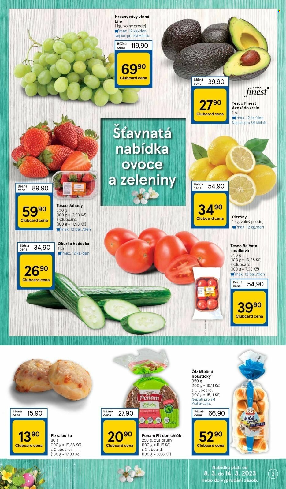 Leták TESCO supermarket - 8.3.2023 - 14.3.2023. Strana 3