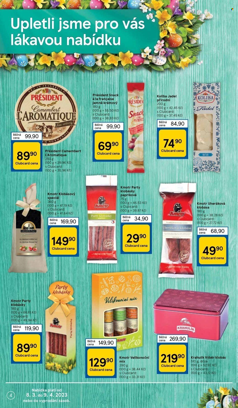 Leták TESCO supermarket - 8.3.2023 - 14.3.2023. Strana 4