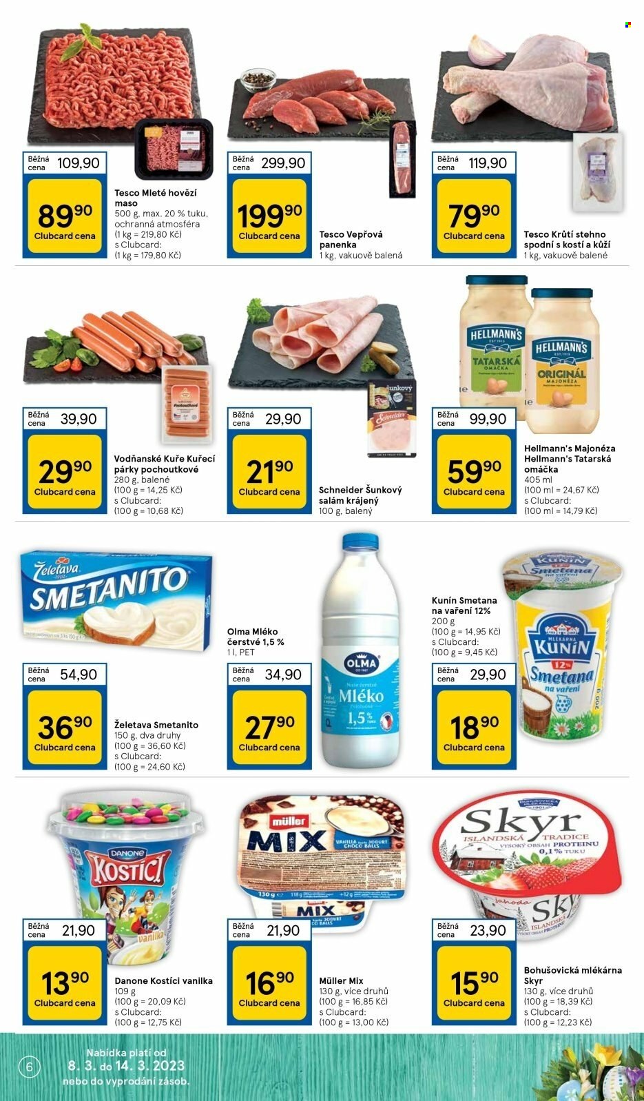 Leták TESCO supermarket - 8.3.2023 - 14.3.2023. Strana 6