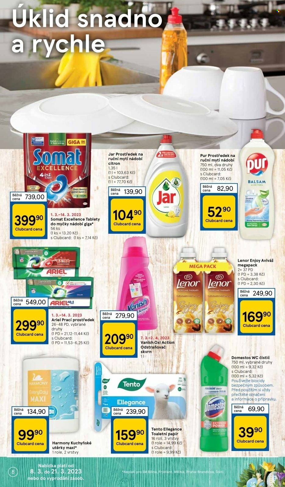 Leták TESCO supermarket - 8.3.2023 - 14.3.2023. Strana 8