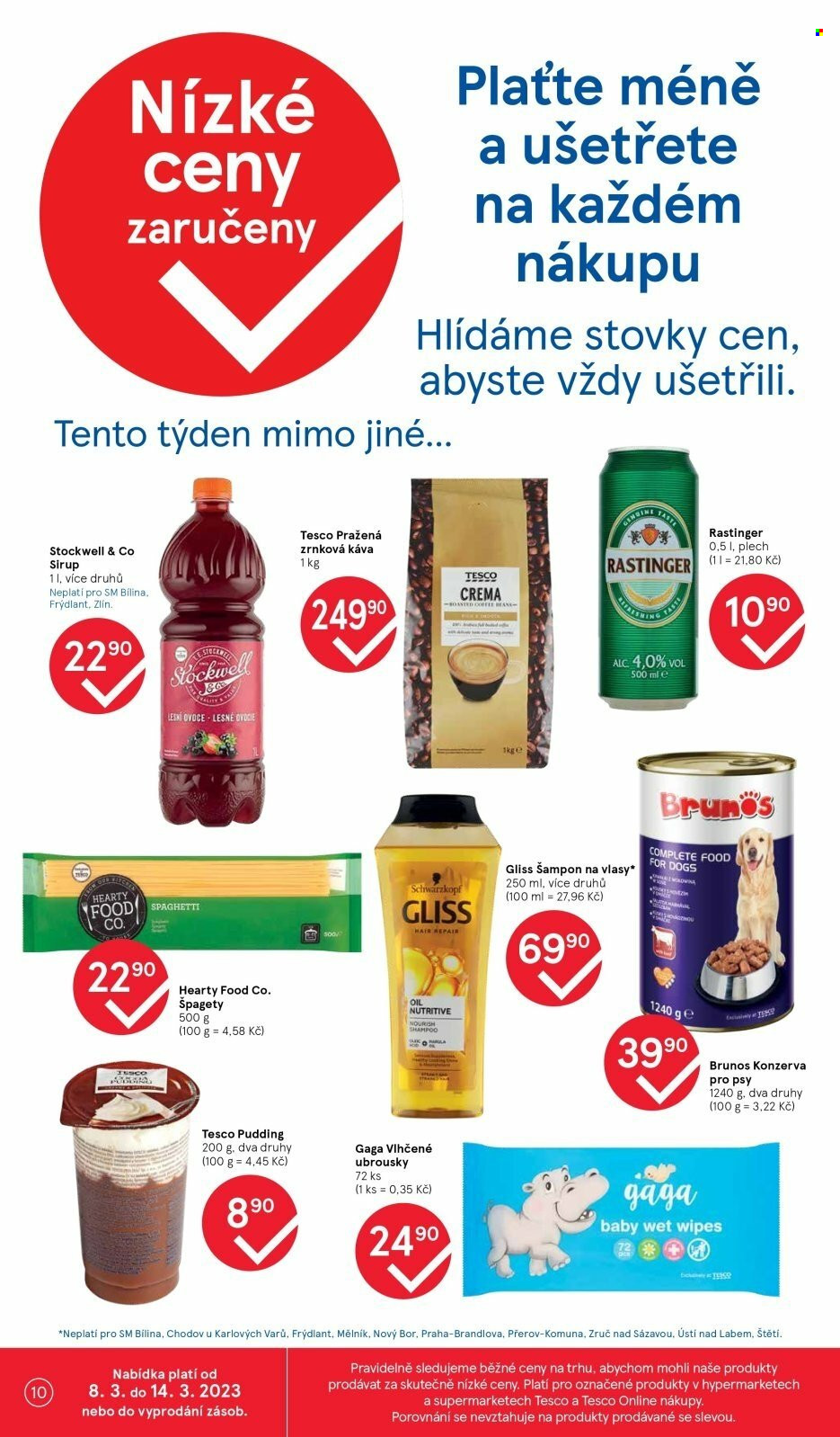 Leták TESCO supermarket - 8.3.2023 - 14.3.2023. Strana 10