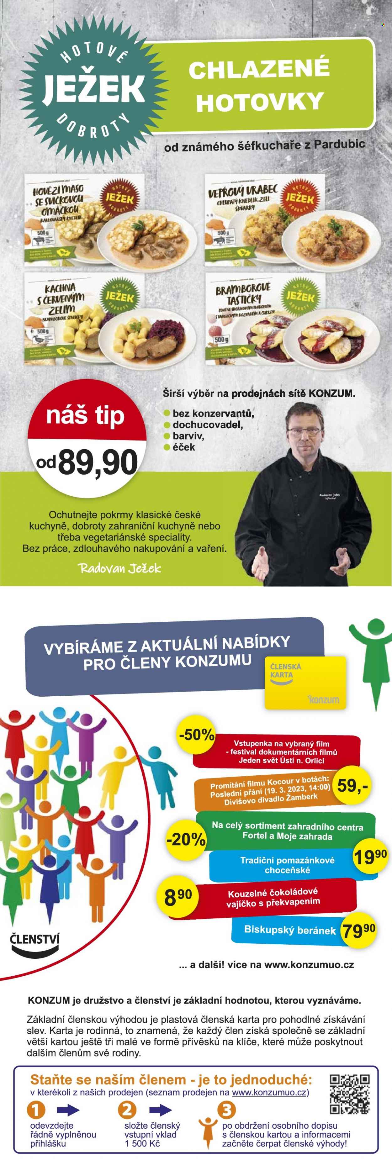 Leták Konzum - 8.3.2023 - 21.3.2023. Strana 4