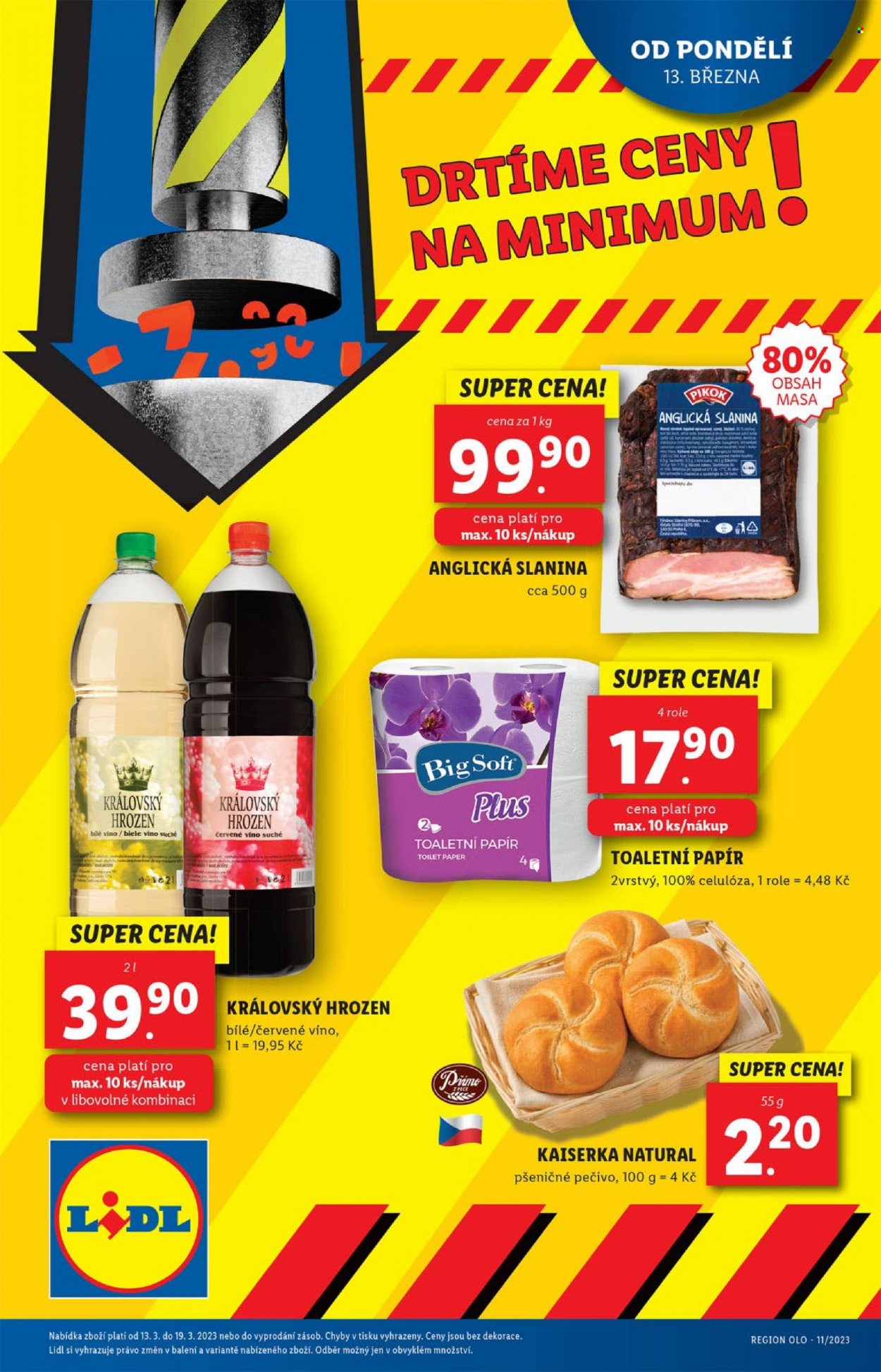 Leták Lidl - 13.3.2023 - 19.3.2023. Strana 1