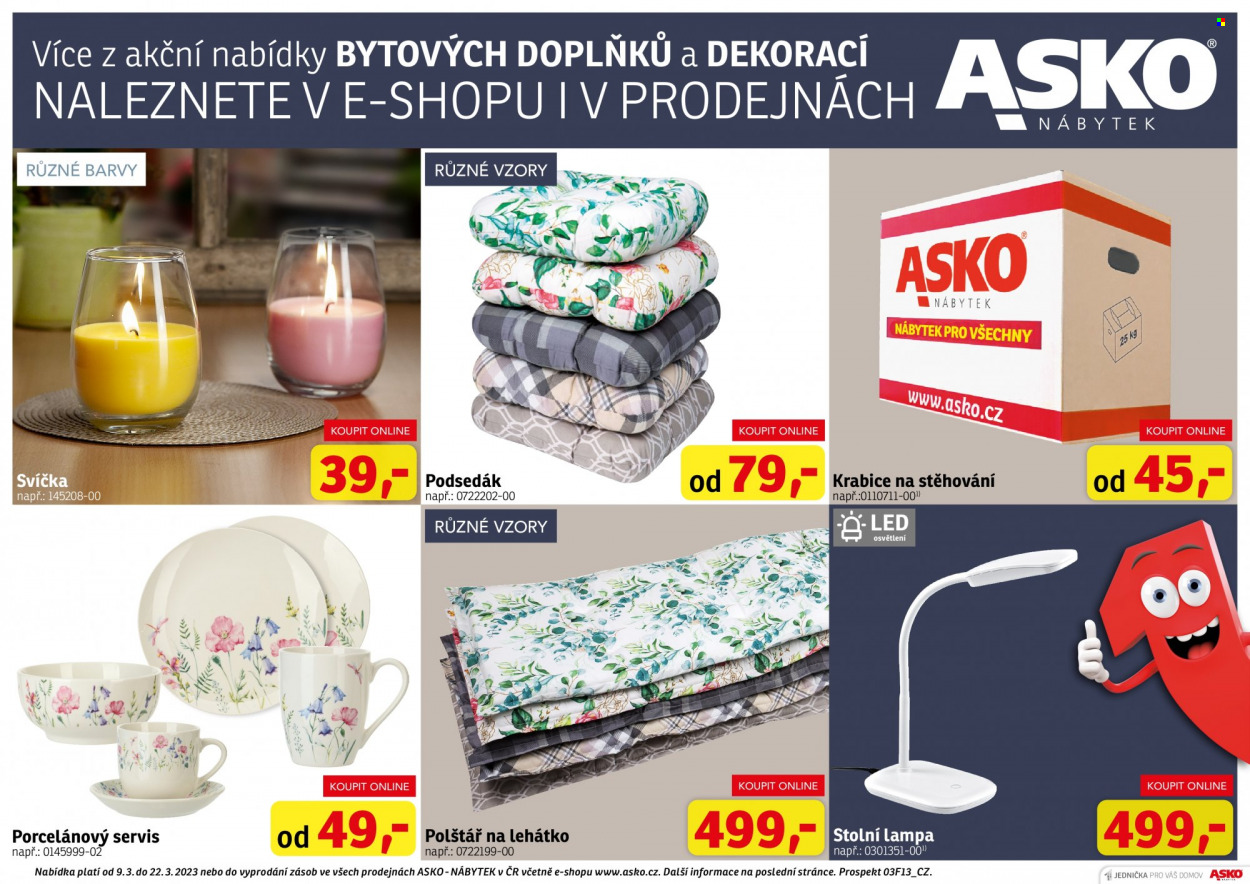Leták ASKO - 9.3.2023 - 22.3.2023. Strana 1