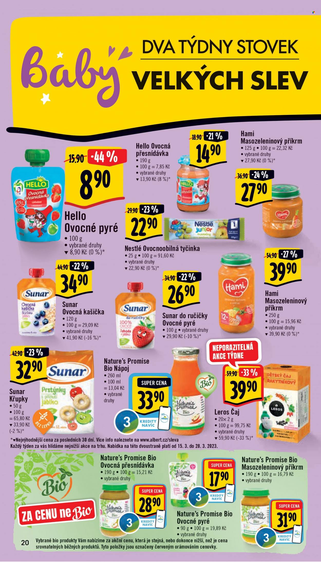 Leták Albert Supermarket - 15.3.2023 - 21.3.2023. Strana 20